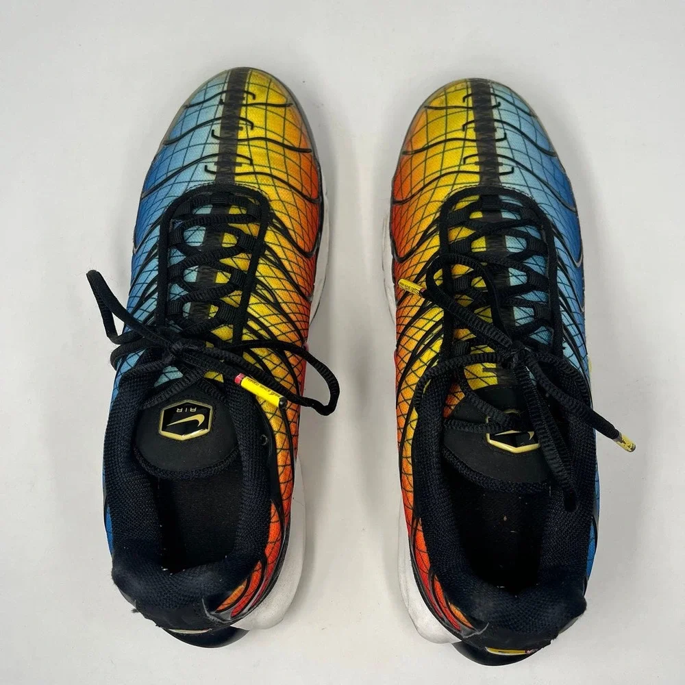 Nike 2018 Air Max Plus 'Greedy' Sneakers Ble Orange Mens Size 11